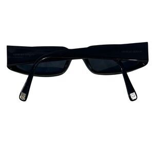 Vtg Giorgio Armani Sunglasses Unisex OS Black Prescription Lenses Frames Only